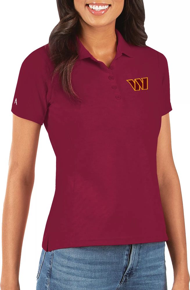 Dick's Sporting Goods Antigua Women's Washington Commanders Legacy Pique  Polo