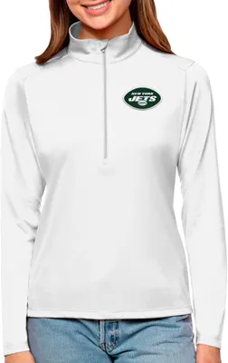 Antigua Women's New York Jets Tribute Quarter-Zip Pullover