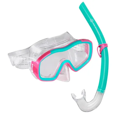 U.S. Divers Tiki Jr and Giraffe Kids Snorkel Combo