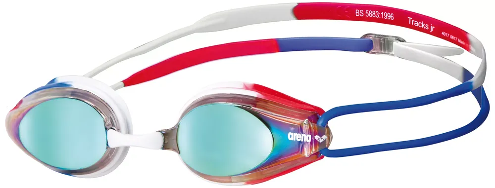 arena Kids Racing Goggles Tracks Mirror Junior