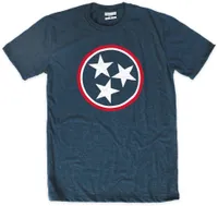 Where I'm From Tennessee Tri-Star Navy T-Shirt