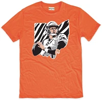 Where I'm From Cincinnati Joe Burrow State Orange T-Shirt