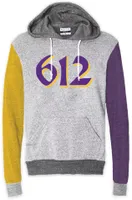 Where I'm From Minnesota Vikings Grey 612 Hoodie