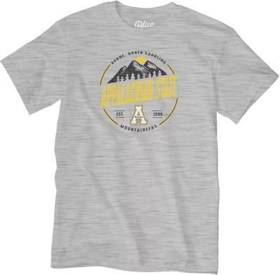 Blue 84 Men's Appalachian State Mountaineers Grey Dust Devil T-Shirt