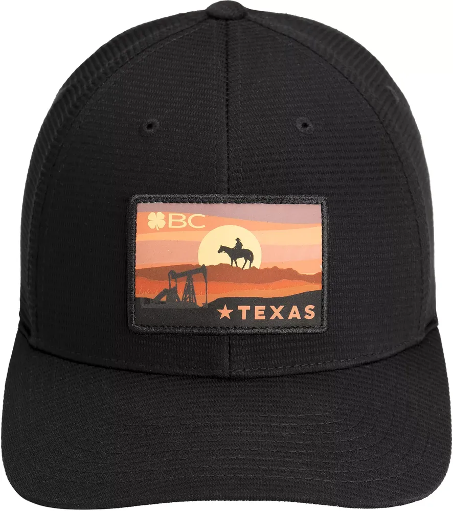 Black Clover Men's Texas Resident Fitted Golf Hat