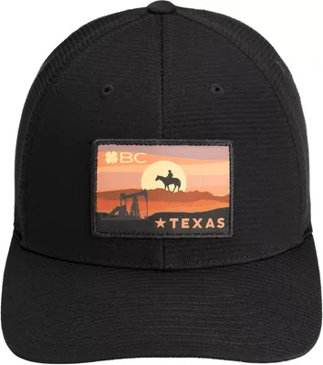 Black Clover Men's Texas Resident Fitted Golf Hat