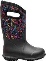 Bogs Kids' York Wild Garden Waterproof Rain Boots