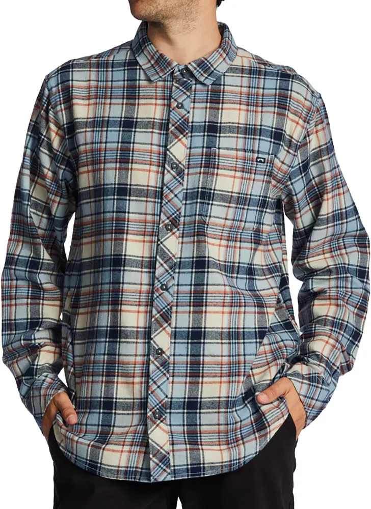 Shirt long sleeve men - Santa cruz shorline flannel