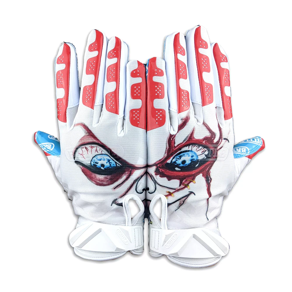 Battle Adult Lil Evil Cloaked Football Gloves