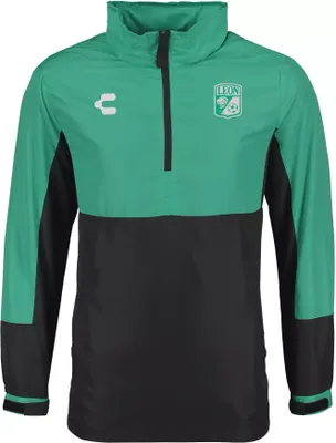 Charly Club León 2023 Player Green Quarter-Zip Pullover Shirt