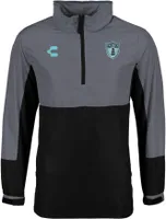 Charly CF Pachuca 2023 Player Grey Quarter-Zip Pullover Shirt