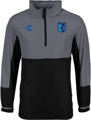 Charly Queretaro FC 2023 Player Grey Quarter-Zip Pullover Shirt