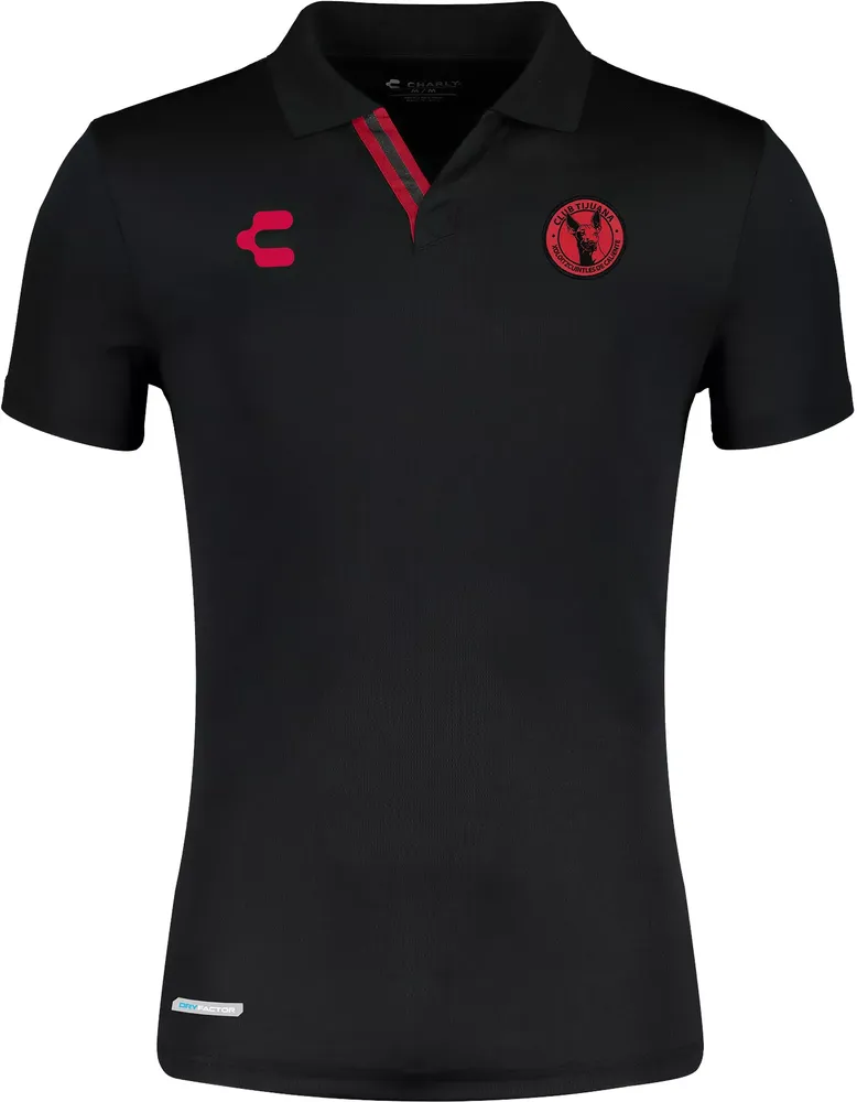 Charly Club Tijuana Xolos 2023 Black Polo