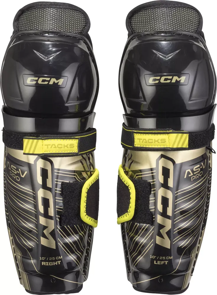 CCM Youth Tacks AS5-V PRO Hockey Shin Guards