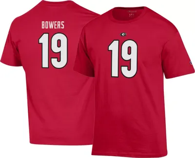 Champion Men's Georgia Bulldogs Brock Bowers #19 T-Shirt