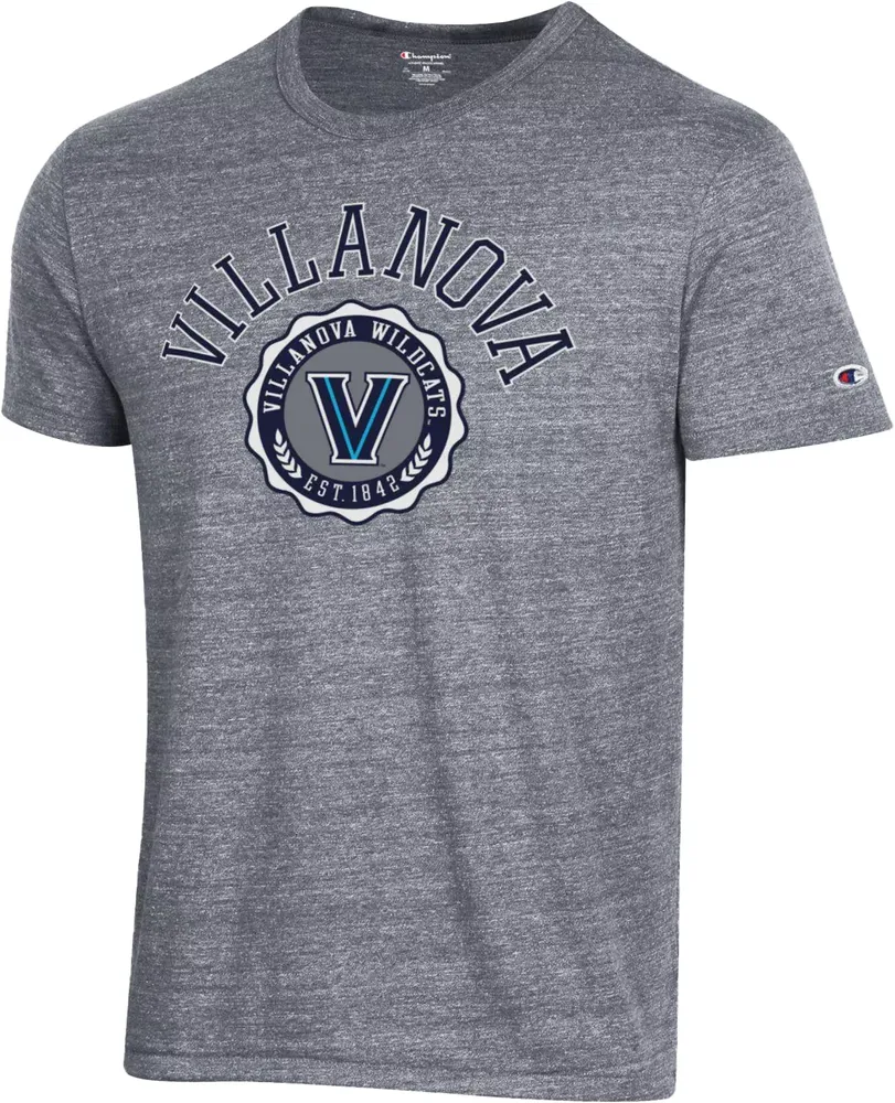 Champion Men's Villanova Wildcats Grey Triblend T-Shirt