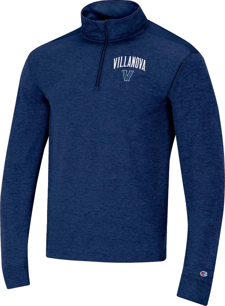 Champion Men's Villanova Wildcats Navy 1/4 Zip Jacket