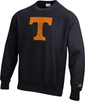 Champion Men's Tennessee Volunteers Black Reverse Weave Crew Sweatshirt