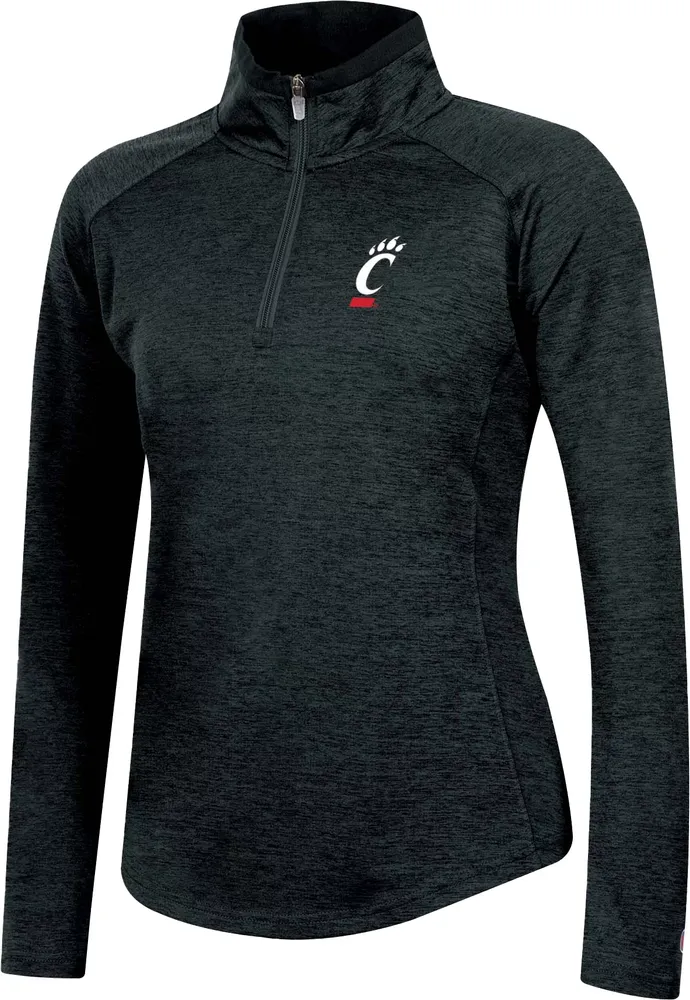 Champion Women's Cincinnati Bearcats Black 1/4 Zip Jacket