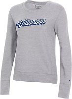 Champion Women's Villanova Wildcats Light Grey University 2.0 Crew Sweater