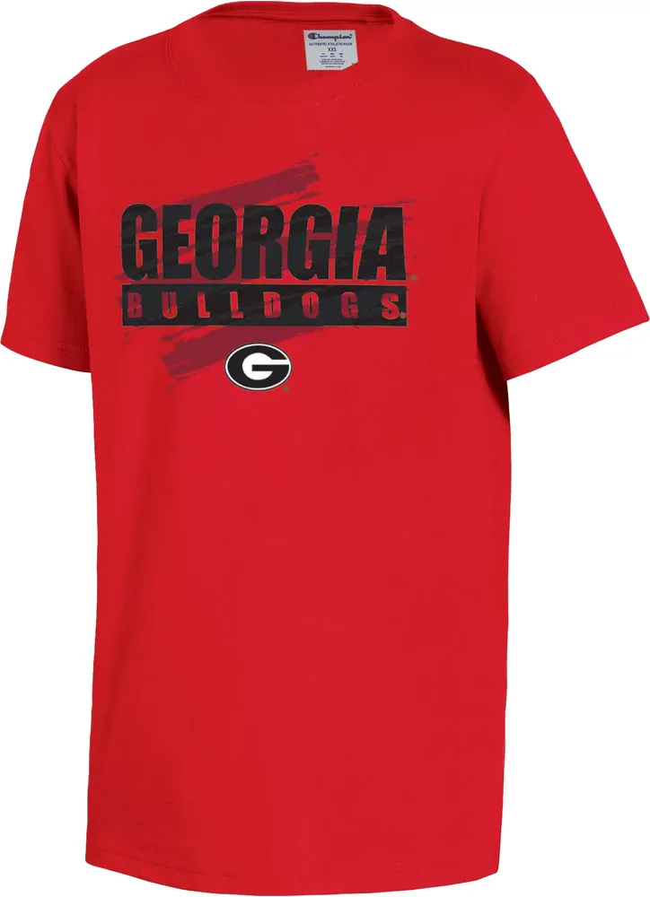 Champion Youth Georgia Bulldogs Red Promo T-Shirt