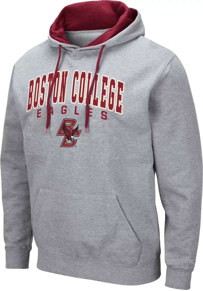 Colosseum Men's Boston College Eagles Grey Hoodie