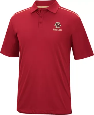 Colosseum Men's Boston College Eagles Maroon Polo