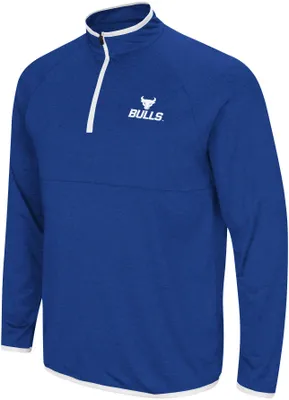 Colosseum Men's Buffalo Bulls Blue Rival 1/4 Zip Jacket