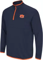 Colosseum Men's Auburn Tigers Blue Rival 1/4 Zip Jacket