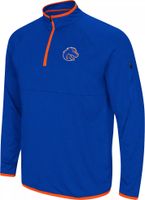 Colosseum Men's Boise State Broncos Blue Rival 1/4 Zip Jacket