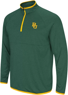 Colosseum Men's Baylor Bears Green Rival 1/4 Zip Jacket