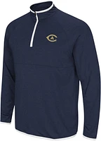 Colosseum Men's UC Davis Aggies Navy Rival 1/4 Zip Jacket