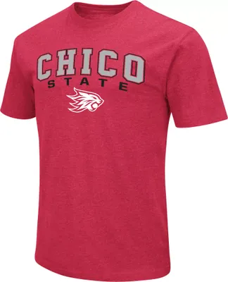 Colosseum Men's Chico State Wildcats Cardinal Promo T-Shirt