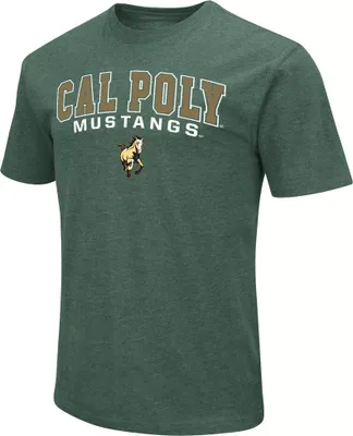 Colosseum Men's Cal Poly Mustangs Green Promo T-Shirt