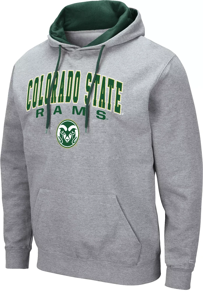 Colosseum Men's Colorado State Rams Grey Hoodie