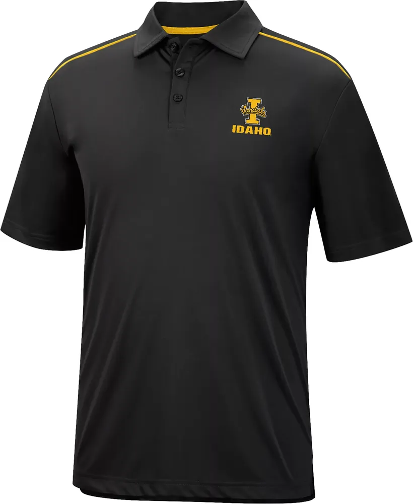 Colosseum Men's Idaho Vandals Black Polo