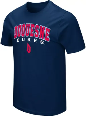 Colosseum Men's Duquesne Dukes Blue T-Shirt