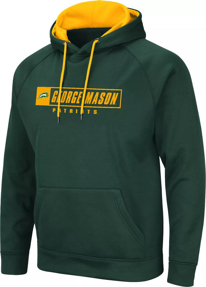 Colosseum Men's George Mason Patriots Green Hoodie