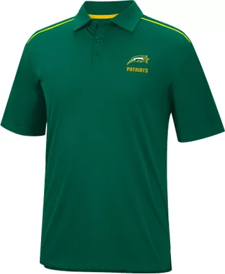 Colosseum Men's George Mason Patriots Green Polo