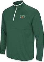 Colosseum Men's Ohio Bobcats Green Rival 1/4 Zip Jacket