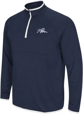 Colosseum Men's Jackson State Tigers Navy Blue Rival 1/4 Zip Jacket