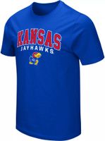 Colosseum Men's Kansas Jayhawks Blue T-Shirt