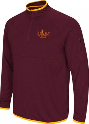 Colosseum Men's Louisiana-Monroe Warhawks Maroon Rival 1/4 Zip Jacket