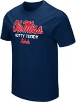 Colosseum Men's Ole Miss Rebels Blue T-Shirt