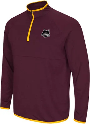 Colosseum Men's Loyola-Chicago Ramblers Maroon Rival 1/4 Zip Jacket