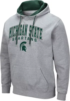 Colosseum Men's Michigan State Spartans Grey Hoodie