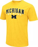 Colosseum Men's Michigan Wolverines Maize Promo T-Shirt