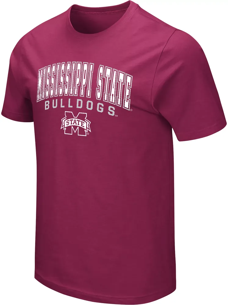 Colosseum Men's Mississippi State Bulldogs Maroon T-Shirt