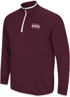 Colosseum Men's Mississippi State Bulldogs Maroon Rival 1/4 Zip Jacket