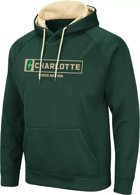 Colosseum Men's Charlotte 49ers Green Hoodie